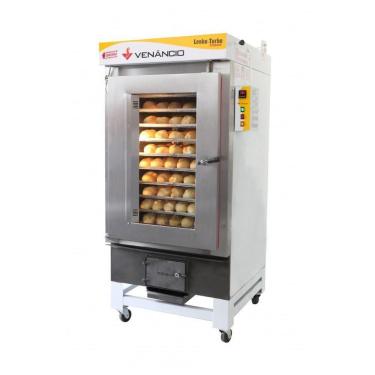 Imagem de Forno Turbo A Lenha Ciclone 10 Esteiras Venâncio Fclt10 220v