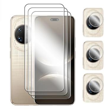 Imagem de Para Huawei Nova 14 Pro Ultra, vidro temperado com cobertura completa, filme protetor de tela 3D curvo