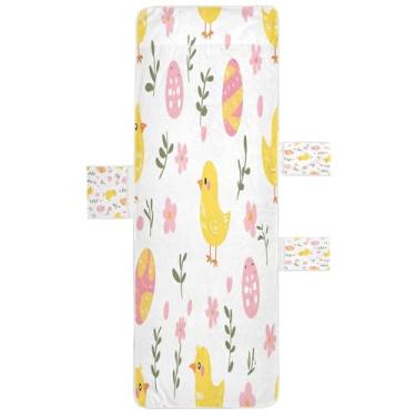 Imagem de Wassud Linda capa de toalha para poltrona amarela para espreguiçadeiras de praia para ambientes internos e externos, 215 x 76 cm