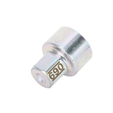 Imagem de Partuto Trava de roda de veículo - 069 soquete de chave de remoção de porca de parafuso antirroubo - para BMW MINI COOPER liga de aço banhado a zinco tom prata - 1 peça