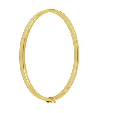 Imagem de Bracelete Ouro !8 kilates 8 Gramas 5.10 mm Trava de Segurança oco Resi