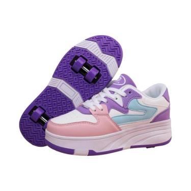 Imagem de Patins De Rodas Para Crianças, Esportes Ao Ar Livre, Rodas Simples E Q