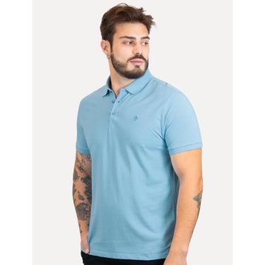 Imagem de Polo Dudalina Piquet Essentials Cotton Basica Modal Azul Claro-Masculino