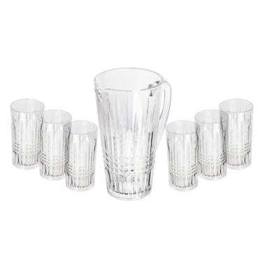 Imagem de WOLFF - Conjunto Jarra com 6 Copos de Vidro Queen 1,2L/320ml