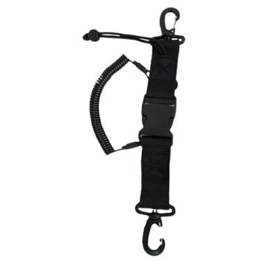 Imagem de oshhni Cordão de para mergulho com fivela de liberação rápida, alça de tecido prática e profissional para câmeras fotográficas subaquáticas e