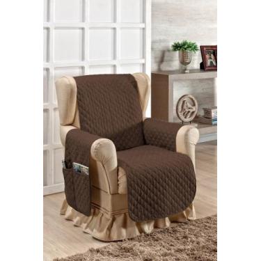 Imagem de Protetor De Sofá-poltrona Fátima 1 Lugar Liso Promoção - Girassol Conf