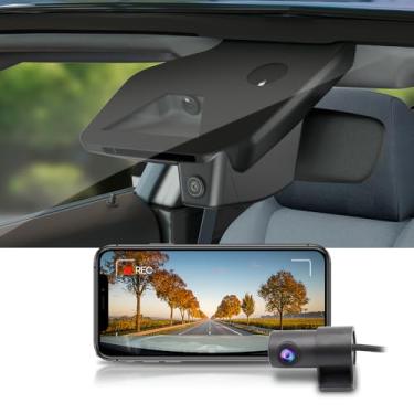 Imagem de Fitcamx Frente 2160P+Traseiro 1080P Dash Cam Adapta para RAM 1500 2025-2026 RHO (HD2-D4120), OEM Fábrica Estilo, 2 Vias HD Vídeo, WiFi & APP, Loop Gravação, G-Sensor, Fácil de Usar, 128GB Cartão