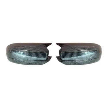 Imagem de Capa De Espelho Lateral Do Carro Padrão De Fibra De Carbono Capa De Espelho Retrovisor Compatível Com Dodge/Chrysler Carregador SRT300 2011-2022(Carbon Look)