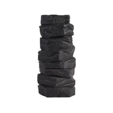 Imagem de Vasos de cerâmica arranjo de flores secas sala de estar ornamentos de casa simples flor nórdica porcelana vaso de mesa (A)