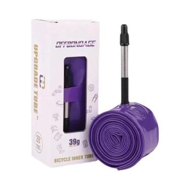 Imagem de Câmara De Ar Ultraleve 39g Para Bicicleta 700x18-28, Pneu TPU Para Est