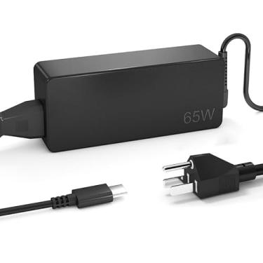 Imagem de QYD Carregador de laptop USB C de 65W para Dell XPS 12 9250 Dell XPS 13 9305 9360 9350 9343 3943 9380, 9315 2 em 1, 9365 2 em 1, 9300 9370 Venue 11 Pro Tablet Vostro 11 3 531 Fonte de adaptador de