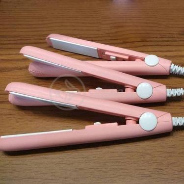 Imagem de Mini Chapinha Prancha 17Cm Bivolt 110|220V Profissional Rosa
