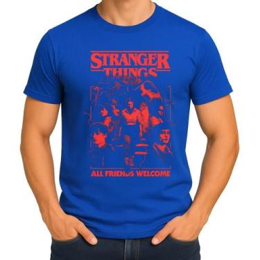 Imagem de Camiseta Camisa Adulto Feminina Masculina Algodão Série Stranger Thing