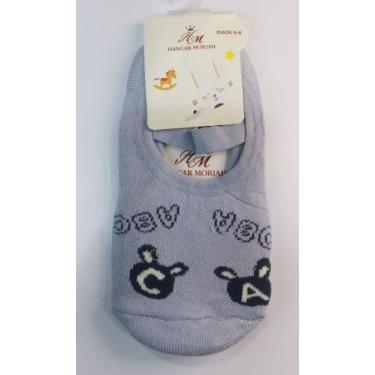 Imagem de Meia Sapatilha Pilates Infantil menino com Estampas Antiderrapante han