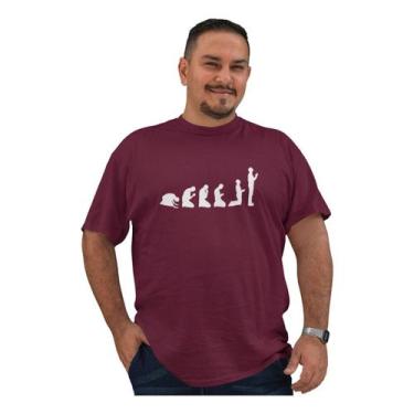 Imagem de Camiseta Masculina Plus Size Estampa Oração Fé Jesus Algodão Manga Cur
