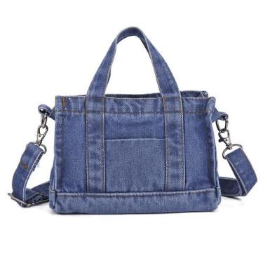 Imagem de Bolsa Messenger Jeans para mulheres, mini bolsa tiracolo - yiweisai