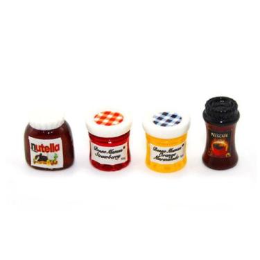Imagem de 4 unidades/conjunto: jarra, molho de ketchup, geléia, salad - Gloome S
