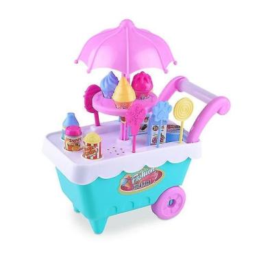 Imagem de Candy Trolley Toy, mini caminhão de sorvete com mais de 3 an - Gloome 