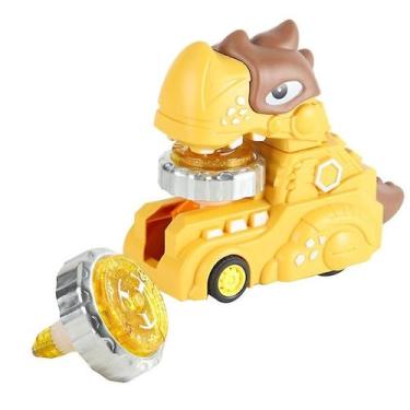 Imagem de Carro de dinossauro Flashing Spinning Tops com giroscópio la - Gloome 