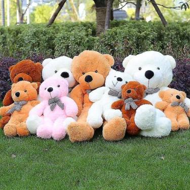 Imagem de Boneca de pelúcia em pele de urso semiacabada de alta qualidade para c
