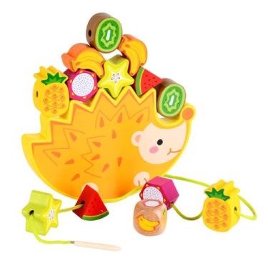 Imagem de Conjunto de brinquedos Threading, atraente ouriço de desenho animado c