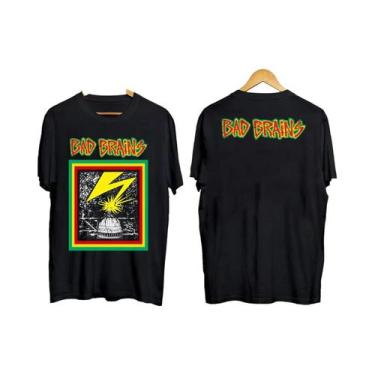 Imagem de Camiseta De Manga Curta Da Banda Bad Brains Para Homens E Mulheres, Mo