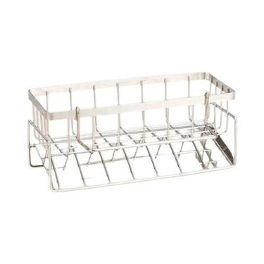 Imagem de Organizador De Drenagem Para Pia De Cozinha Em Aço Inoxidável Multifun