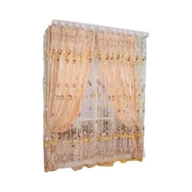 Imagem de Cortinas De Tule Roxas 200x100 CM Modernas Para Sala De Estar, Quarto 