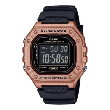 Imagem de Relógio Casio Masculino Digital Quadrado W-218Hm-5Bvdf