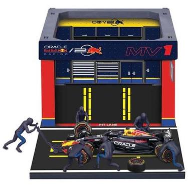 Imagem de Diorama F1 Pit Stop Ferrari Mc Laren Red Bull Burago 1/43, Red bull