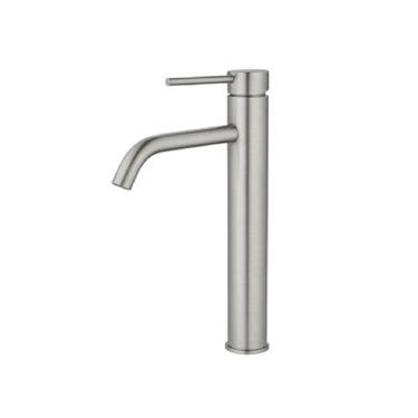 Imagem de MISTURADOR DROP MONOCOMANDO BICA ALTA PARA LAVATORIO EM AÇO INOX ESCOVADO DP8202