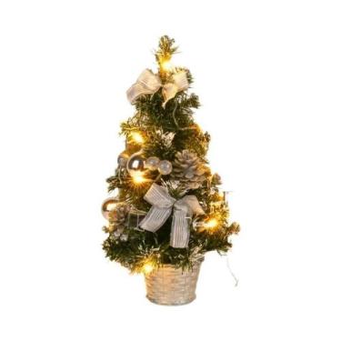 Imagem de Luz Noturna LED De 40CM Em Formato De Pinheiro, Mini Decoração De Nata