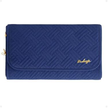 Imagem de Necessaire Dobrável com Compartimentos Rubys Necf-160b - RUBY'S, Azul 