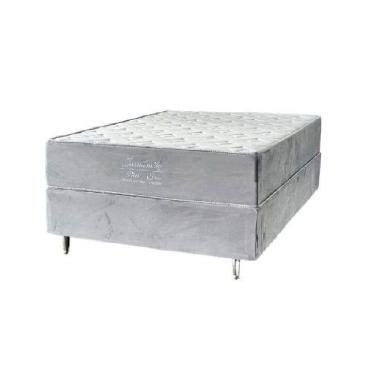 Imagem de Conjunto Box Jasmim Plus Molas Ensacadas Queen 158x198x60 cm Thais