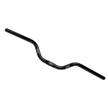 Imagem de Guidão Alto Alumínio Preto 25,4x680mm MTB com 80mm de Altura - WG SPOR