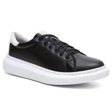 Imagem de Tênis Casual Masculino Couro Solado Plataforma-Masculino