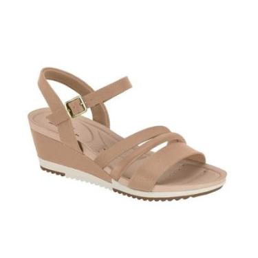 Imagem de Sandália Fem Anabela Comfort Salto Médio Modare 7123147-Feminino
