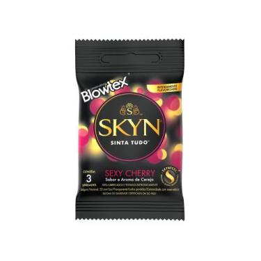Imagem de Preservativo Blowtex Skyn Sexy Cherry, 3 Unidades