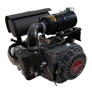 Imagem de Motor Gasolina Branco B4T 5.5hp CX Para Compactador de Solo
