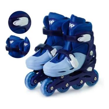 Imagem de Patins ajust in line 34 a 37 azul zippy