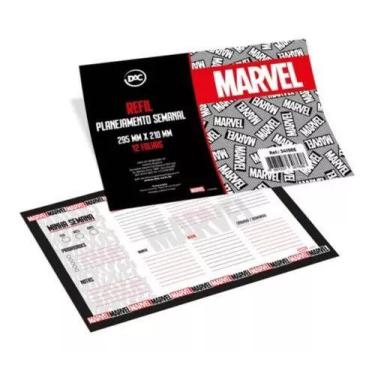 Imagem de Prancheta Com Planner Semanal 12 Folhas Marvel DAC 