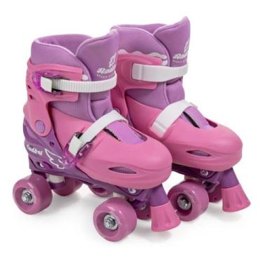 Imagem de Patins 4 Rodas Roxo Roller Skate 34 ao 37 PK-04RX Fenix - Fênix