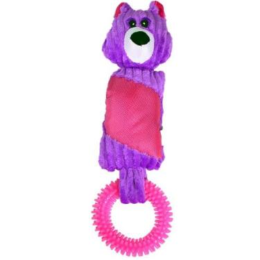 Imagem de Brinquedo Pelúcia Raposa com Mordedor para Cães Savana - Savana Pet