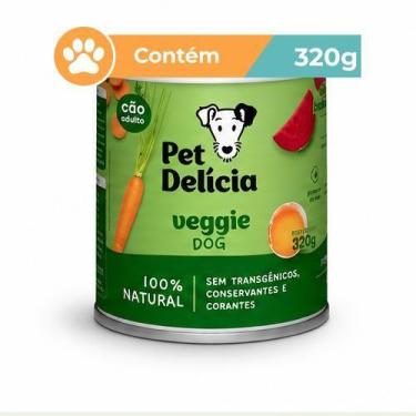 Imagem de Ração Úmida Pet Delícia Veggie Dog Cães 320g Natural - Pet Delicia