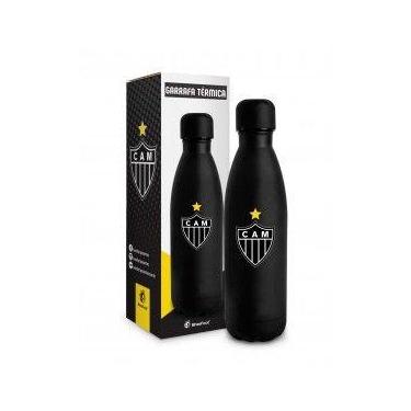 Imagem de Garrafa Térmica Metal Emborrachado 500ml Brasfoot Presente Neo Times F