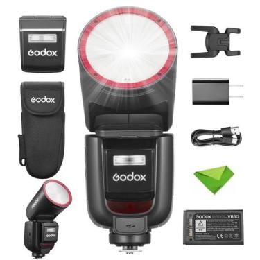 Imagem de Flash de Câmera GODOX V1Pro-F Fuji TTL 1/8000s Sem Fio