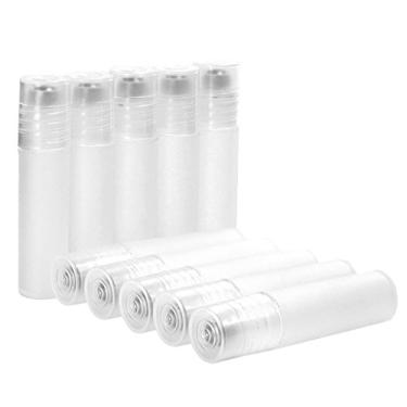 Imagem de Milageto 10 frascos vazios de 5 ml de refil de líquido para viagem