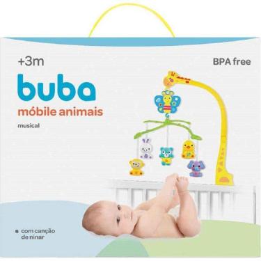 Imagem de Móbile Musical Girafa E Animais Canção De Ninar - Buba 5849