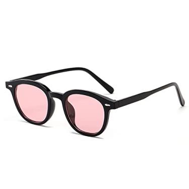 Imagem de Fashion Cool Vintage Round Style Sunglasses Women Tint Ocean Lens Stylish Design Sun Glasses,C2 Black Pink,china