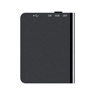 Imagem de lifcasual Q61 Mini Gravador de Voz Retângulo Ditafone MP3 Player Carga USB Pequeno Gravador de Som de Áudio Micro Voice Gravador Ativado Gravador de Áudio MP3 Pequeno Dispositivo de Gravação para Reunião 8G TF Card